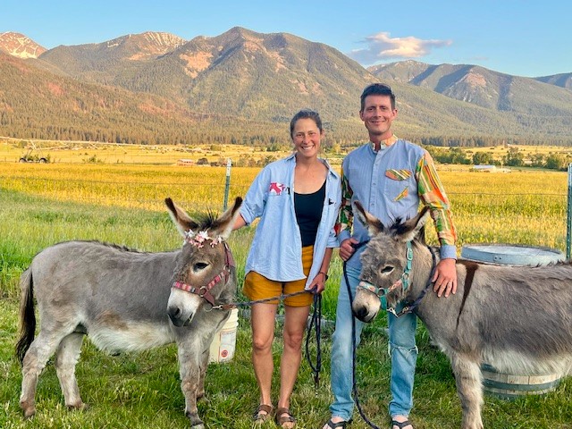 B and C with donkeys.jpg